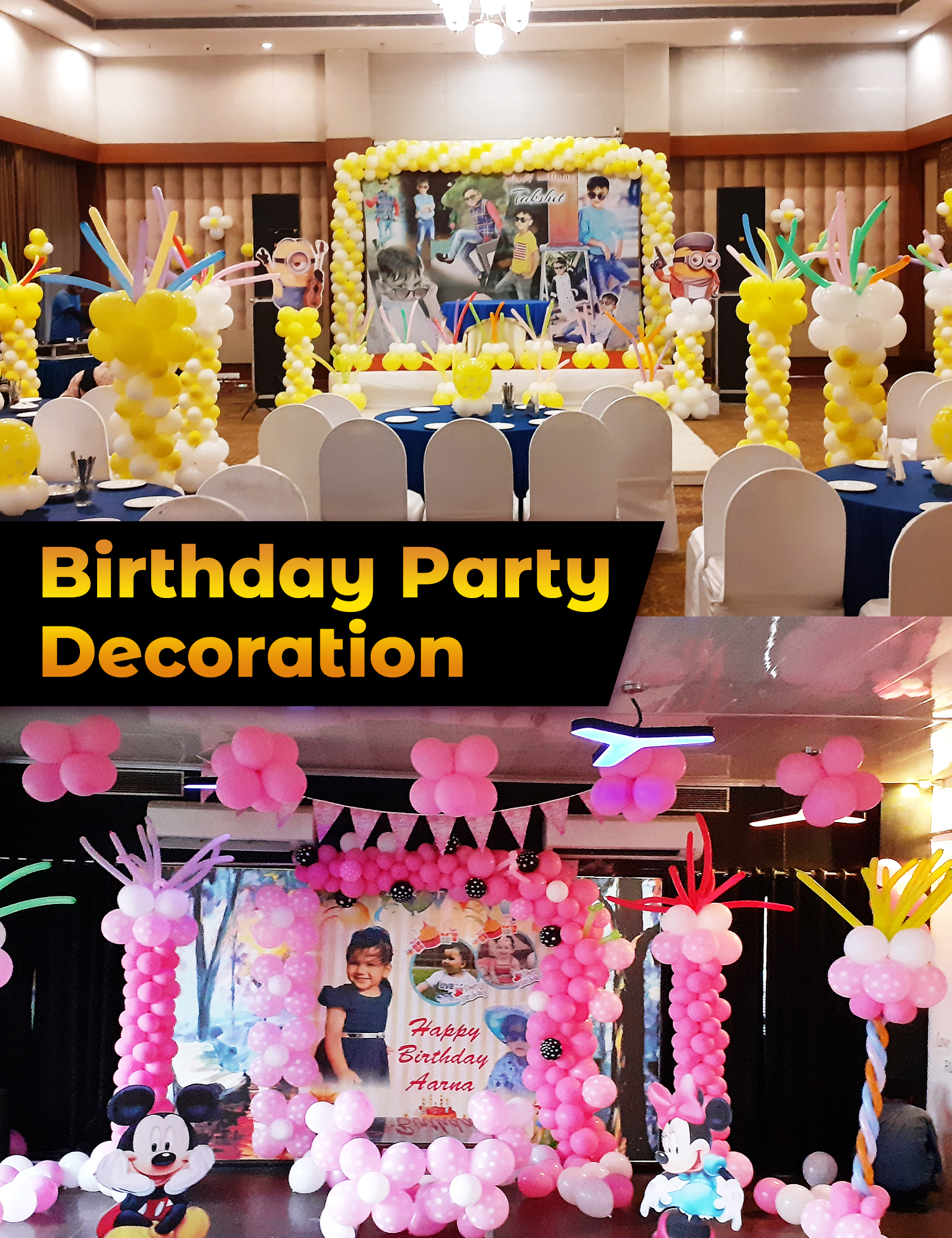 birthday party decoration in udaipur